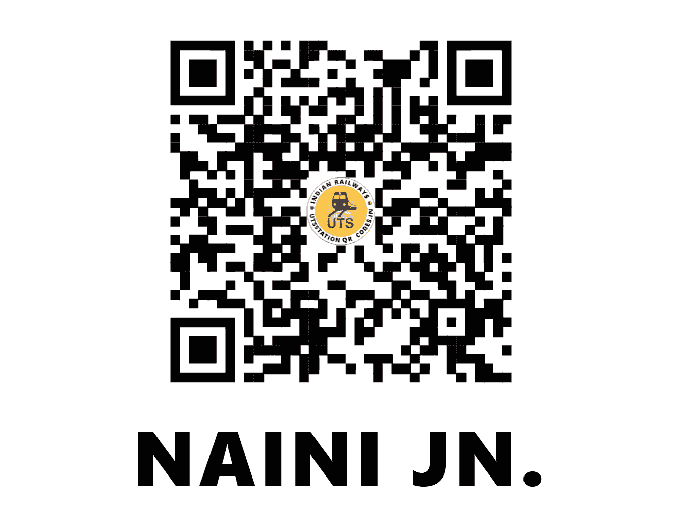 UTS QR Code for NAINI JN. - NYN - NC (UTTAR PRADESH)